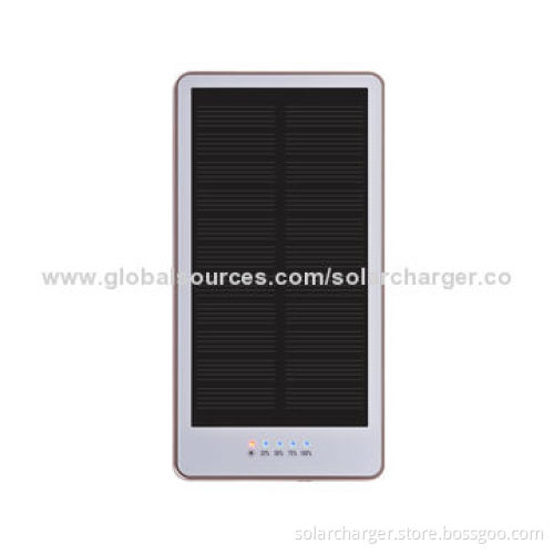 Solar Mobile Phone Chargers with 12,000mA/Hour Rated Capacity, Easy to Carry
